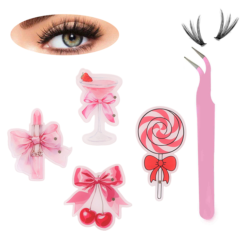 Eyelash Extension Menu - Rosa Acryl Wimpern Verlängerung Display Board