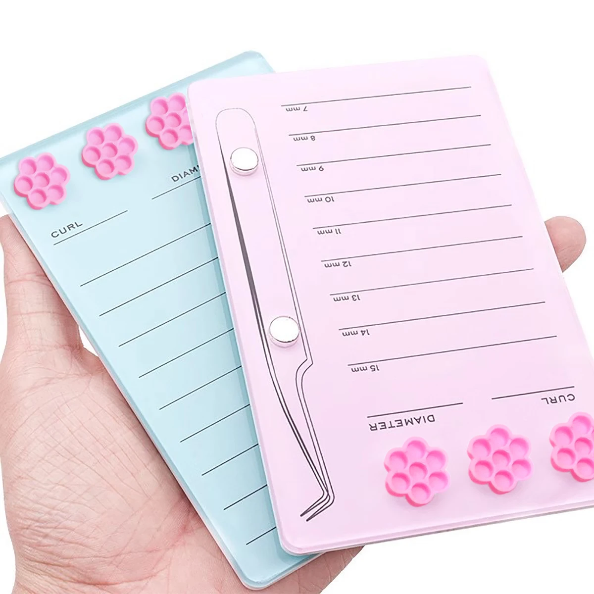 Eyelash Extension Menu - Wimpern Verlängerung Skala Halter Magnetische Acryl