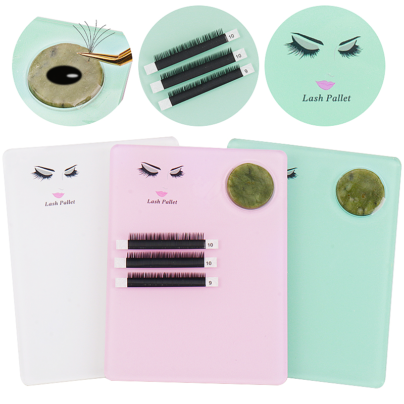 Lash Tile Palette - 1 stücke Acryl Jade Stein Wimpern