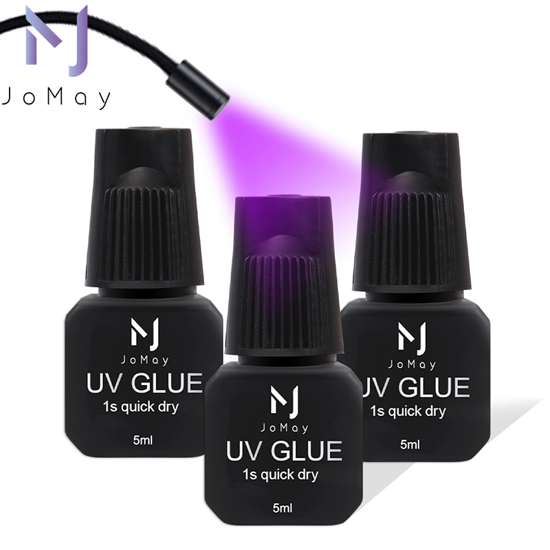 Eyelash Extension Led - JOMAY UV-Wimpernkleber LED-Wimpernverlängerungskleber Schwarzer Klebstoff mit