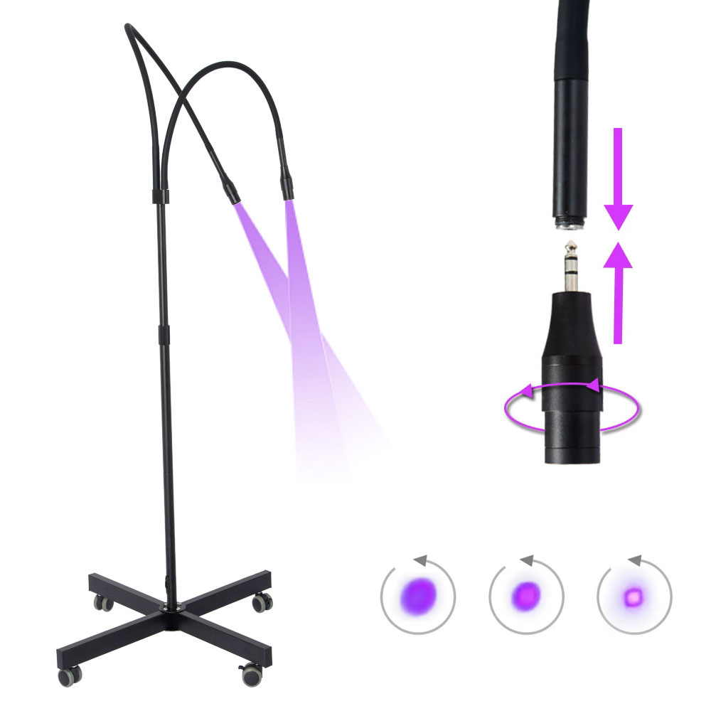 Eyelash Extension Led - Doppelköpfige 5W 10W UV-Härtungslampe Falsche Wimpernverlängerung