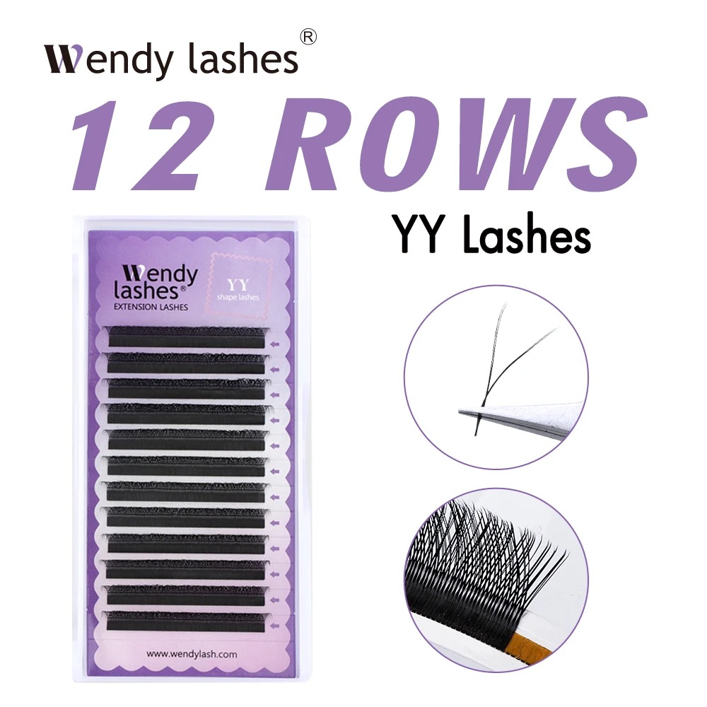 Eyelash Extension Yy - WENDY 2D YY-Form C/D Curl Wyalash-Verlängerung,