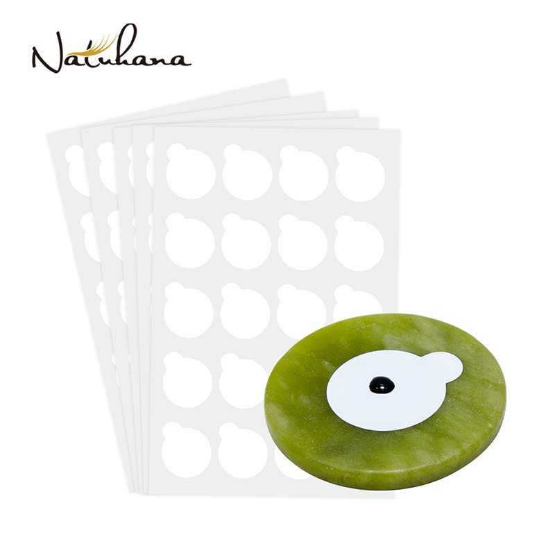 Lash Tile Palette - NATUHANA Runde Jade Stein False Lash
