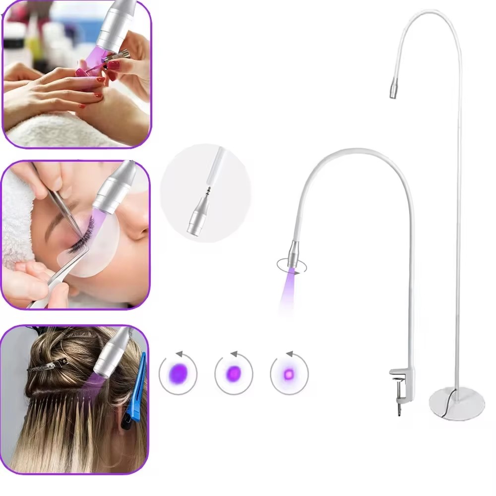 Eyelash Extension Led - UV-Wimpernlicht, UV-Wimpernkleber, 5 W, LED-Wimpernverlängerung, Nagel-Tech-Kleberlampe