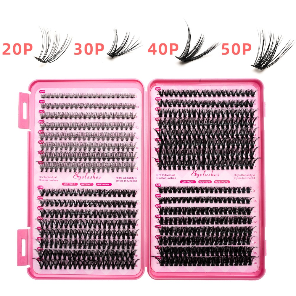 Eyelash Extension Volume Styles - Natürlich Aussehende Künstliche Wimpern 3D Volumen