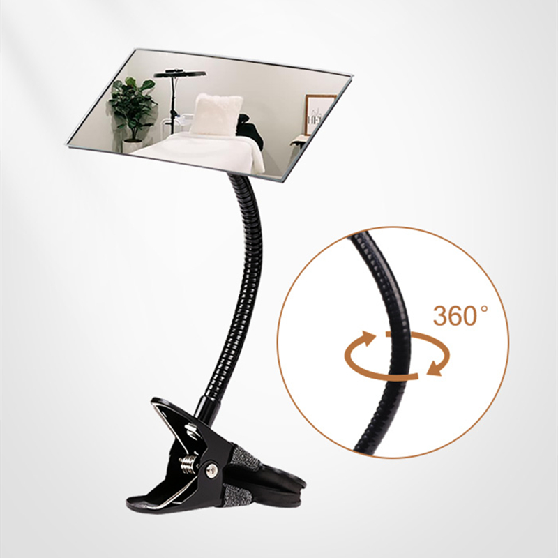 Eyelash Extension Led - Professioneller Wimperntechniker-Klemm-Spiegel 360° ° Flexibler Schwanenhals