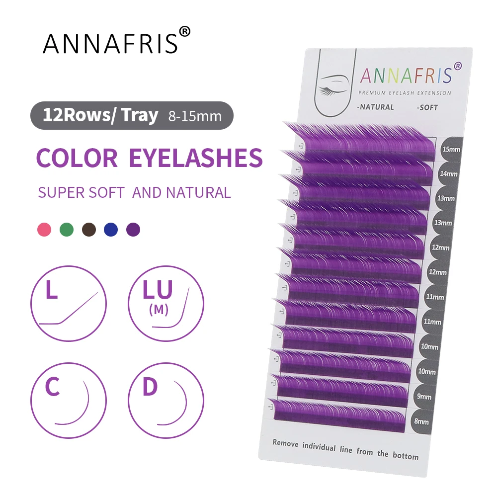 ANNAFRIS Farbige Faux-Nerzwimp – Lash Tile Palette Bewertung und Preis