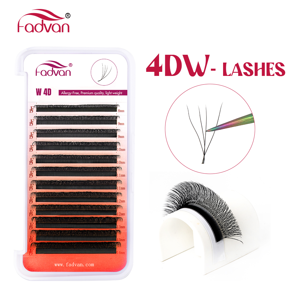 FADVAN 4D W-Form, vorgefertigt – Eyelash Extension Volume Styles Bewertung und Preis