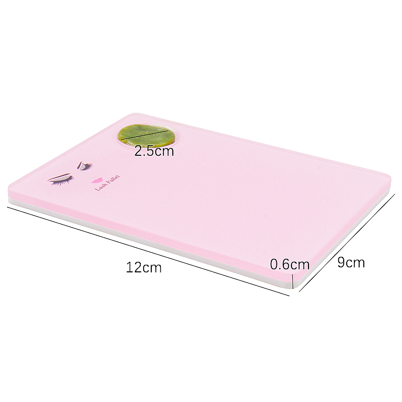 1 stücke Acryl Jade Stein Wimp – Lash Tile Palette Bewertung und Preis