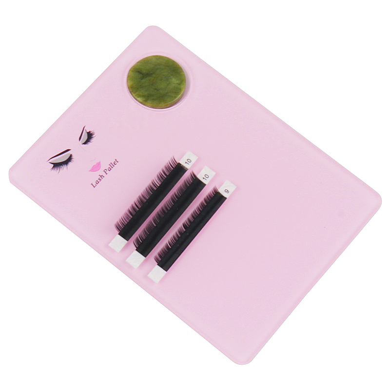 1 stücke Acryl Jade Stein Wimp – Lash Tile Palette Bewertung und Preis