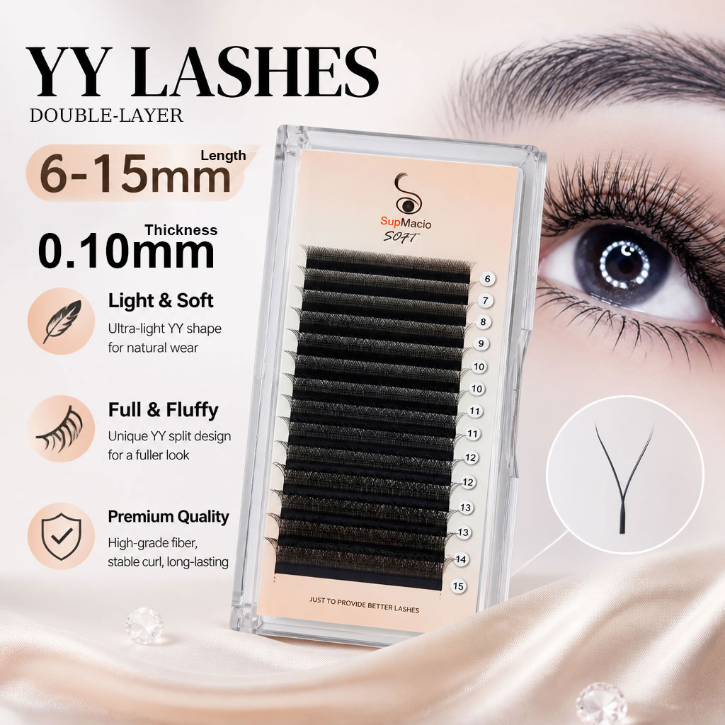 Supmacio 0,10 mm YY Lash Y-för – Eyelash Extension Yy Bewertung und Preis