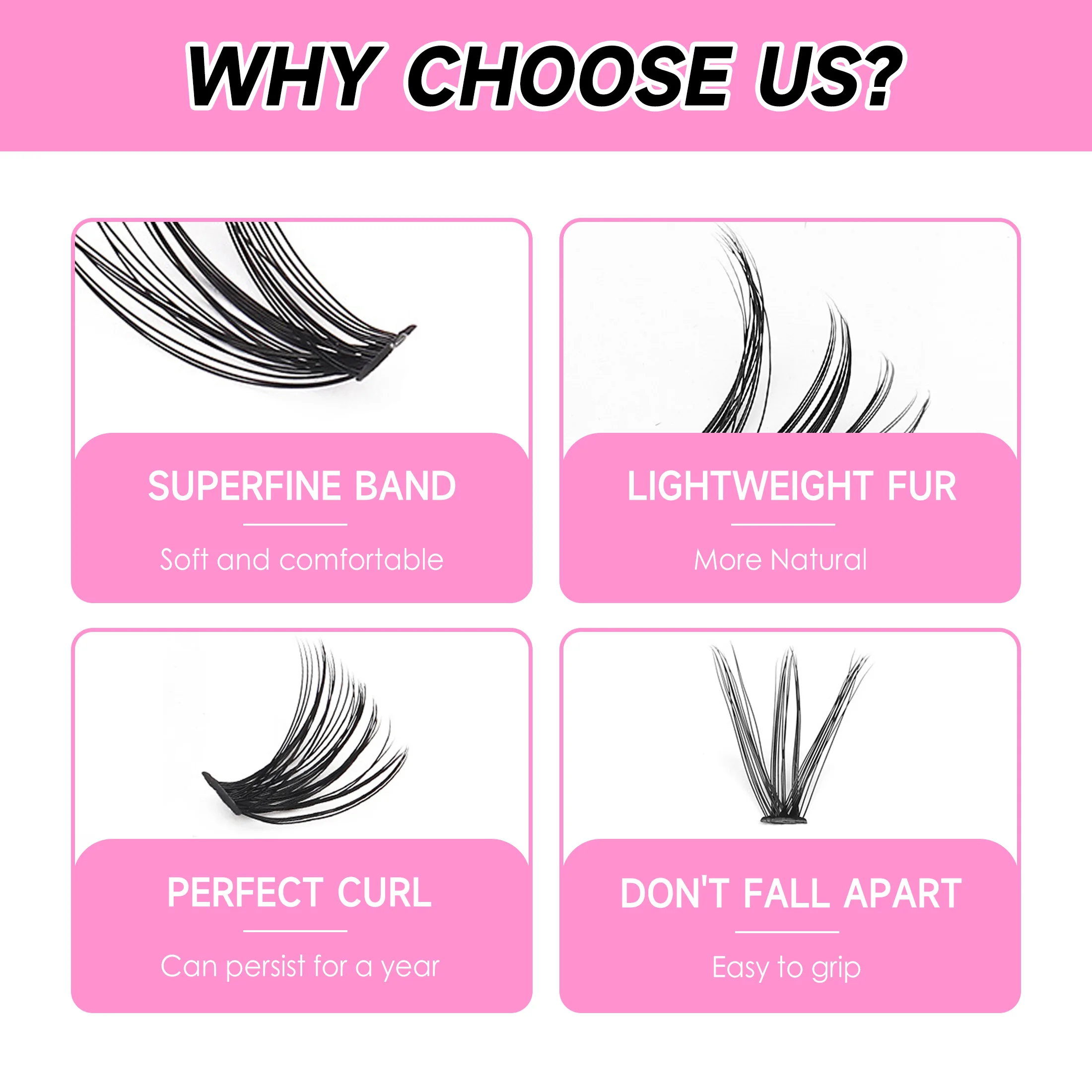 DIY-Cluster-Verlängerungswimpe – Eyelash Extension Equipment Bewertung und Preis