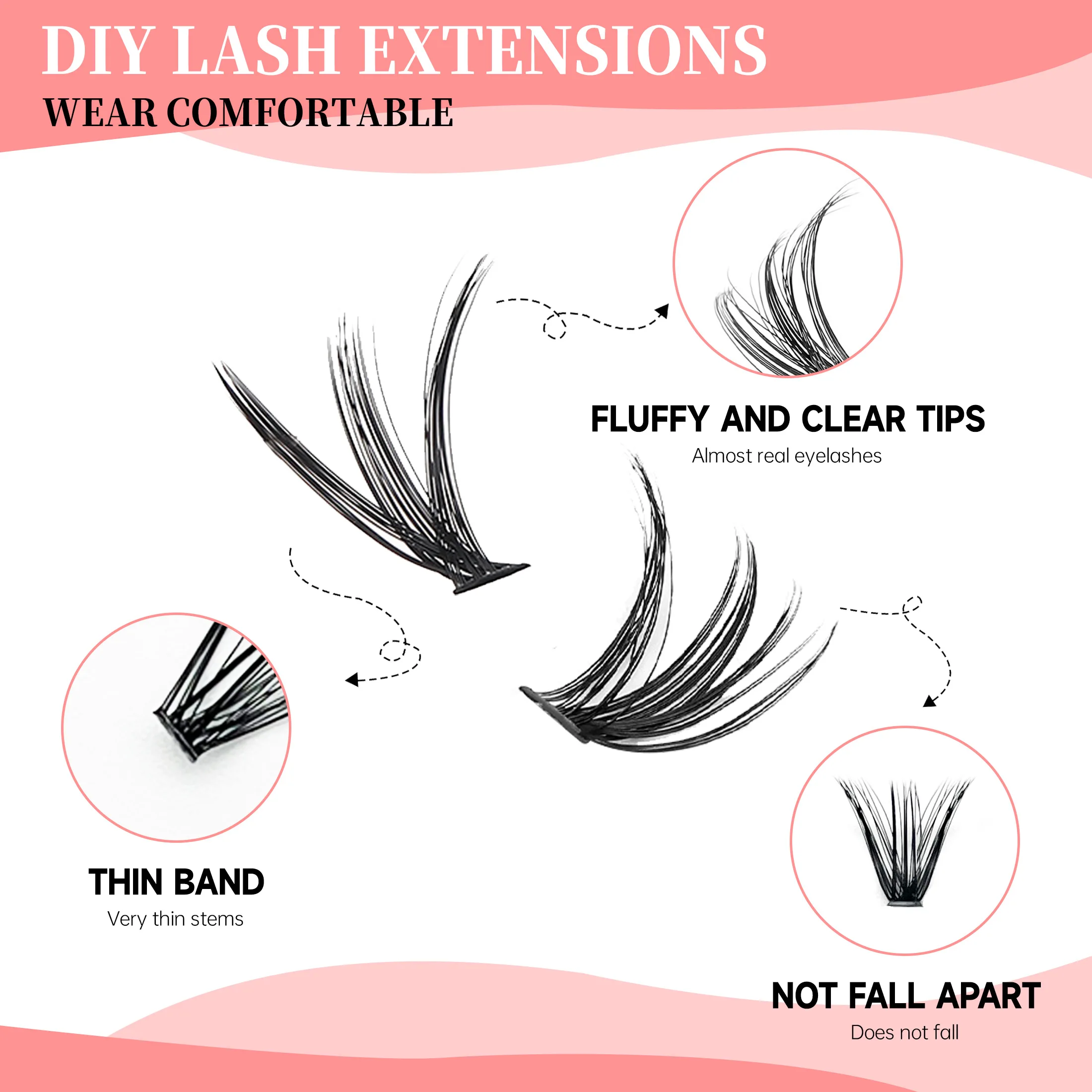 DIY-Cluster-Verlängerungswimpe – Eyelash Extension Equipment Bewertung und Preis