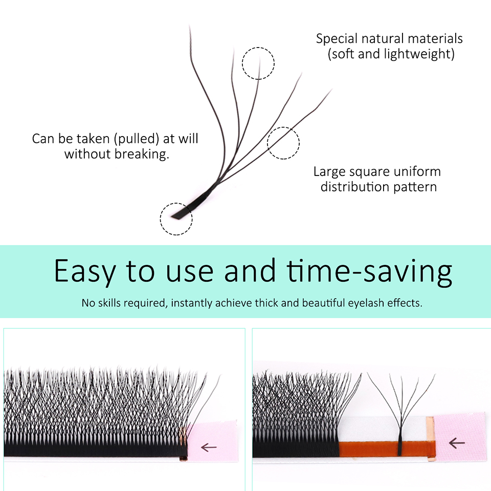 AGUUD 5D W-förmige C D L M Cur – Eyelash Extension Yy Bewertung und Preis