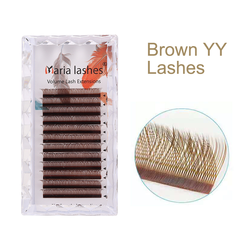 MARIA Brown YY-förmige Wimpern – Eyelash Extension Yy Bewertung und Preis
