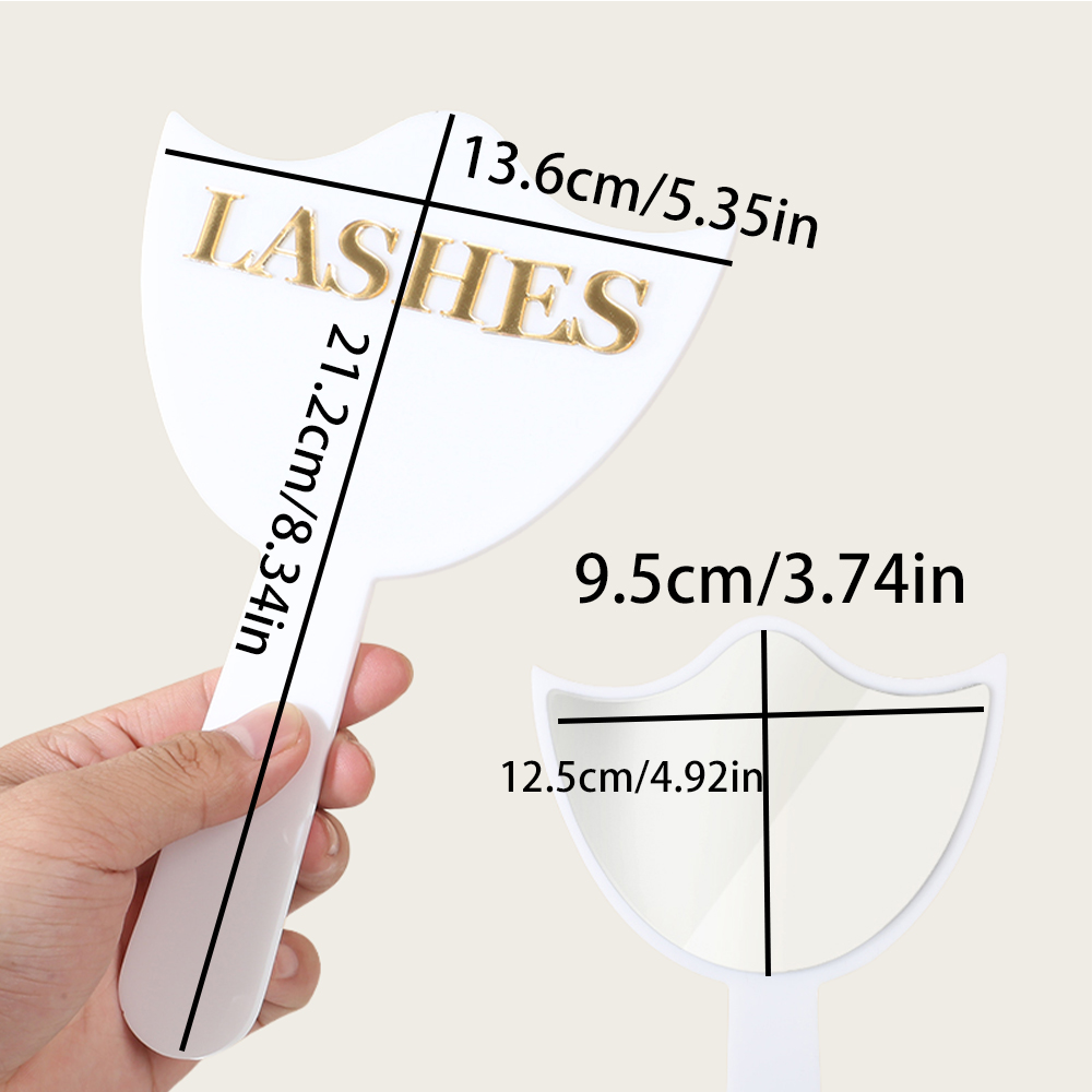Acryl-Handspiegel mit Griff fü – Eyelash Extension Equipment Bewertung und Preis