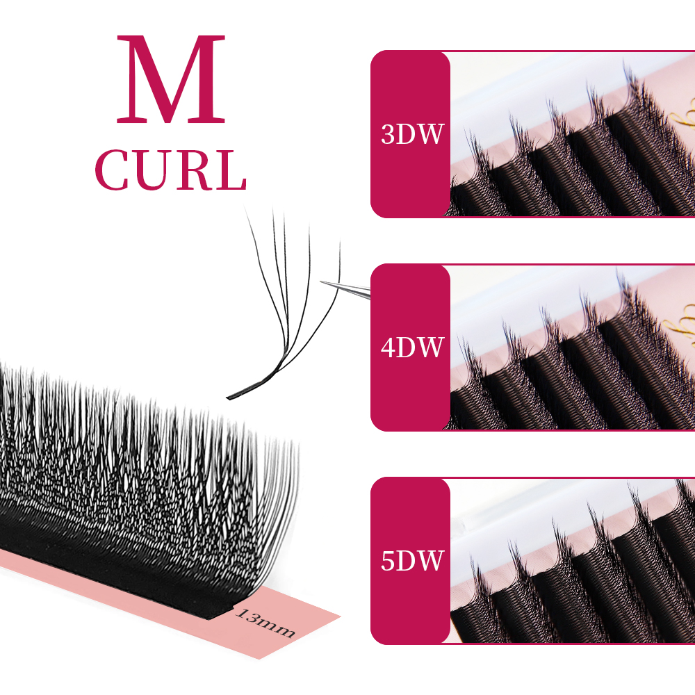 Goddess W3D 4D 5D M Curl W-Sti – Eyelash Extension Volume Styles Bewertung und Preis