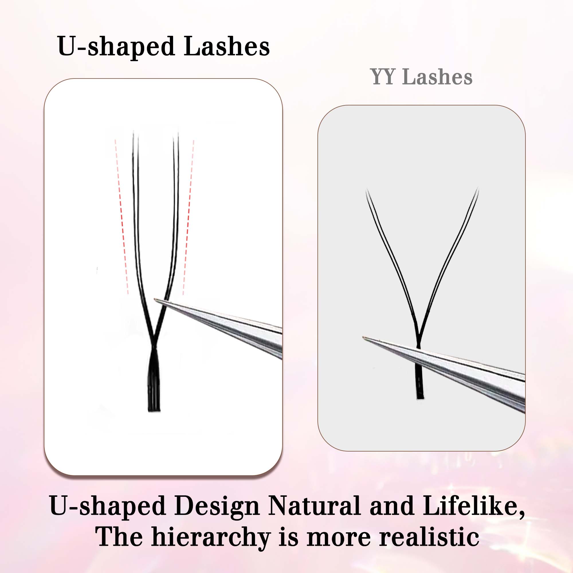 CoMango U geformt parallel Blu – Eyelash Extension Volume Styles Bewertung und Preis