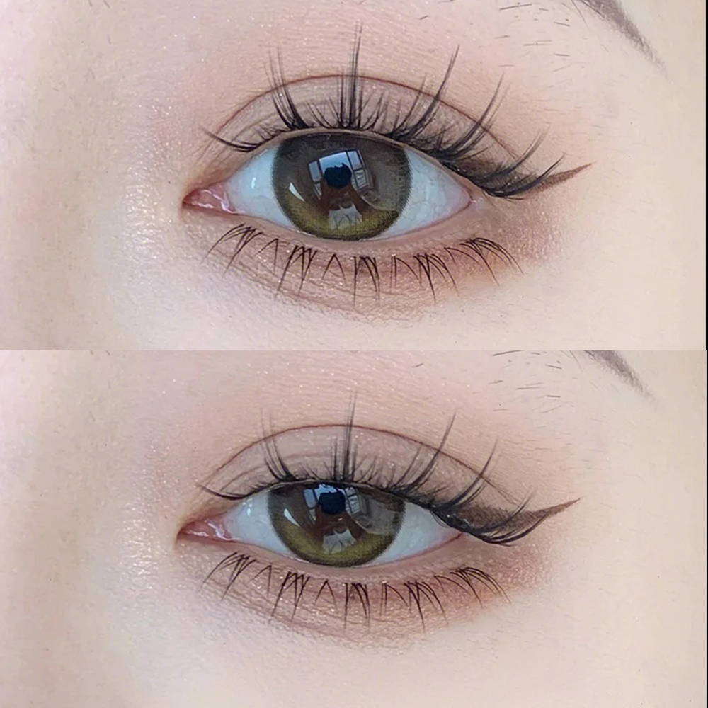 5 Paar untere Wimpern mit klar – Eyelash Extension Douyin Bewertung und Preis