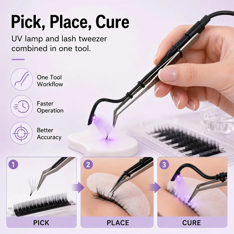 Mini-UV-Wimpernlampe mit Pinze – Eyelash Extension Led Bewertung und Preis