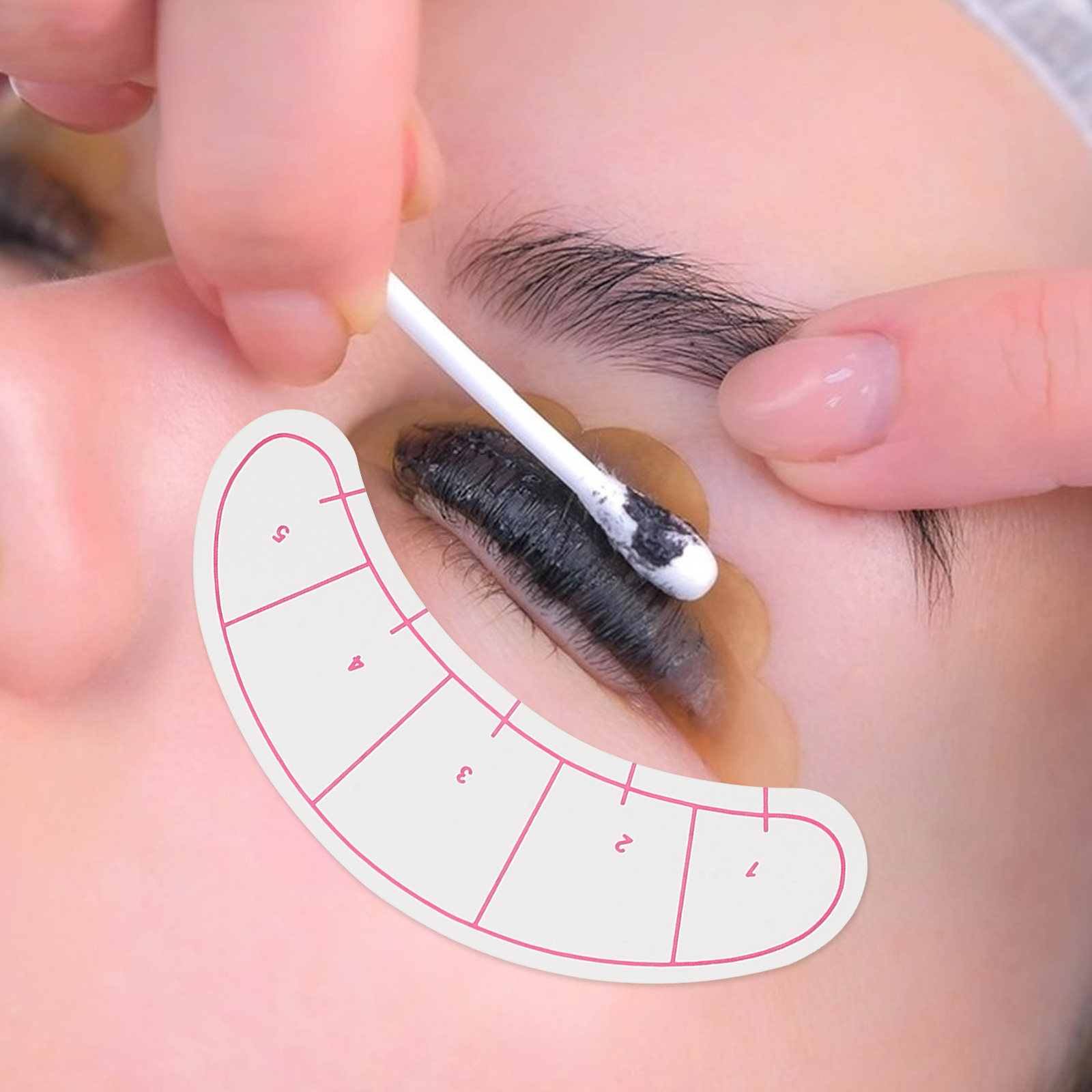 10 Blatt Wimpern-Isolationspap – Lash Mapping Sticker Bewertung und Preis