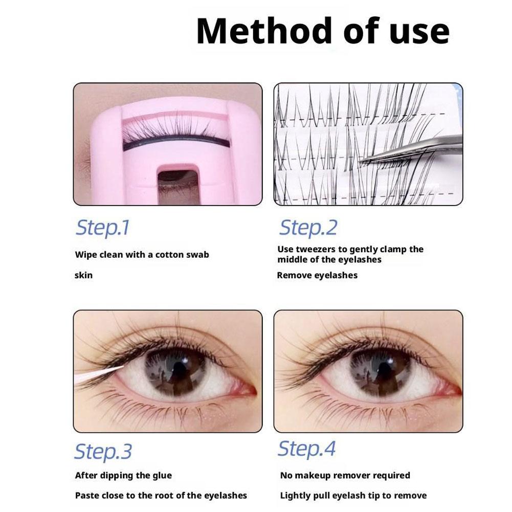 Sonnenblumen-Wimpern, braun, M – Eyelash Extension Douyin Bewertung und Preis