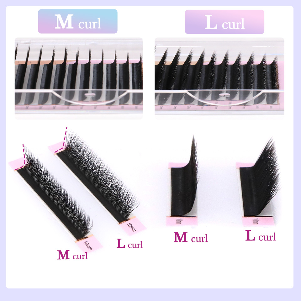 L M (LU) Curl W-Form Wimpernve – Eyelash Extension Yy Bewertung und Preis