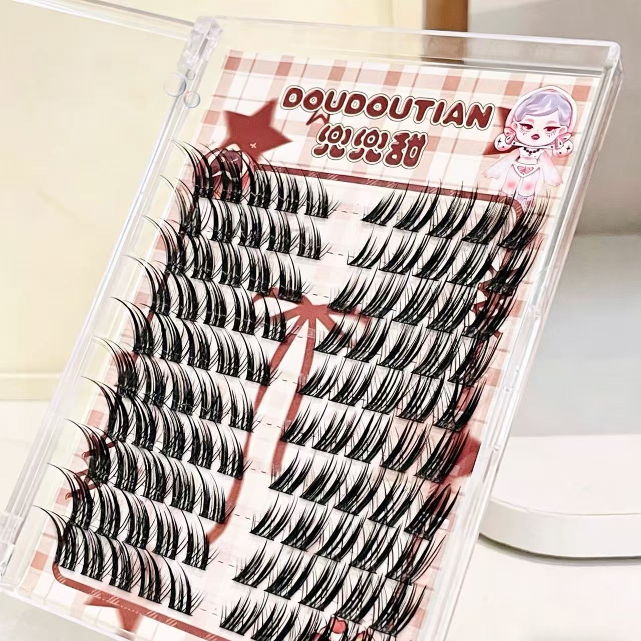 Doudoutian Fox-Style Winged Ey – Eyelash Extension Douyin Bewertung und Preis