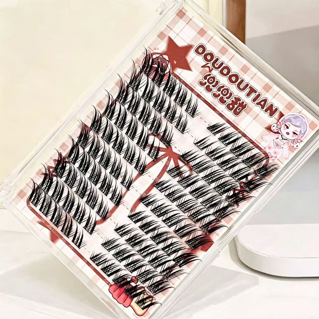 Doudoutian Fox-Style Winged Ey – Eyelash Extension Douyin Bewertung und Preis